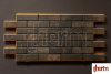 Фасадная клинкерная термопанель THERM ceramic - Scandiano brown ППС 50